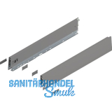 BLUM MERIVOBOX Zarge Höhe M, NL 550, Indiumgrau-matt BLUM MERIVOBOX Zarge Höhe M, NL 550, Indiumgrau-matt