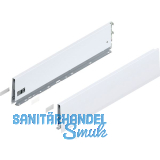 BLUM MERIVOBOX Zarge Höhe K, NL 550, Seidenweiß-matt BLUM MERIVOBOX Zarge Höhe K, NL 550, Seidenweiß-matt