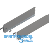 BLUM MERIVOBOX Zarge Höhe K, NL 600, Indiumgrau-matt BLUM MERIVOBOX Zarge Höhe K, NL 600, Indiumgrau-matt