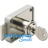 BURG W�CHTER MZ 83 Zyl.-Kastenschloss verschiedensperrend, Zink vernickelt