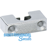 JUNIE Stangenf�hrung � 6 mm zum Aufschrauben, Stahl vernickelt