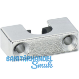 JUNIE Stangenf�hrung � 8 mm zum Aufschrauben, Stahl vernickelt