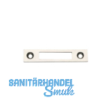 JUNIE Schlie�blech eckig, 60x12 mm, Stahl vernickelt