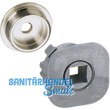 JUNIE 7616 Vierkantnuss ASS Schlie�einsatz, 7 mm, Zink roh