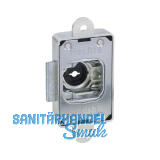 JUNIE ASS 1781 Zylinder-Kastenschloss Dornma� 20 mm, Zamak vernickelt