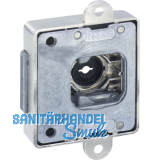 JUNIE ASS 1881 Zylinder-Kastenlschloss Dornma� 30 mm, Zamak vernickelt