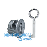 JUNIE 7605 Bart ASS Schlie�einsatz Euro - Sperre, Zink roh