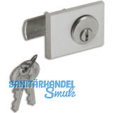 JUNIE 2976 Zylinder-Hebelschloss Schlie�weg 2 Sperre BN 0101, Messing matt