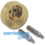 JUNIE 7638 ASS Verl�ngerung f�r Zylindereinsatz L 12 mm, Messing blank