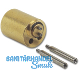 JUNIE 7638 ASS Verl�ngerung f�r Zylindereinsatz L 17 mm, Messing blank