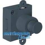 JUNIE Push-Lock Riegel-Drehstangenschloss beidseitig, Kunststoff anthrazitgrau