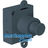 JUNIE Push-Lock Riegelschloss einseitig, Kunststoff anthrazitgrau