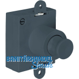 JUNIE Push-Lock Drehstangenschloss einseitig, Kunststoff anthrazitgrau