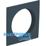 JUNIE Push-Lock Zylinderrosette eckig, Kunststoff anthrazitgrau