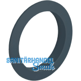 JUNIE Push-Lock Zylinderrosette rund, Kunststoff anthrazitgrau