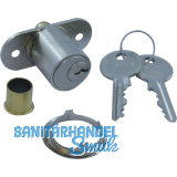 JUNIE 2960 Zylinder-Druckschloss Sperre BN 0101, Zylinder Messing vern. matt