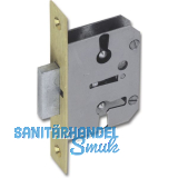 JUNIE 667 Bart-Einsteckschloss, Dornma� 40 mm, Stahl/Stulp Messing