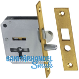 JUNIE 2173 Bart-Rollladenschloss links, Dornma� 25 mm, Stahl/Stulp Messing