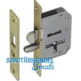 JUNIE 2173 Bart-Rollladenschloss rechts, Dornma� 25 mm, Stahl/Stulp Messing