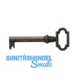 JUNIE M�belschl�ssel 1, Bartbreite 8 mm, Barth�he 8 mm, br�niert