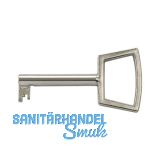 JUNIE M�belschl�ssel 3, Bartbreite 6 mm, Barth�he 8 mm, vernickelt