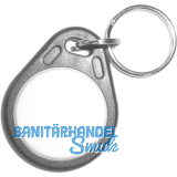 PS SOLO Schl�sselchip, � 32 mm, Kunststoff schwarz