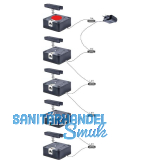 PS SOLO Bluetooth - Elektronikschloss Set - 5 Fronten, Zamak/Kunststoff schwarz