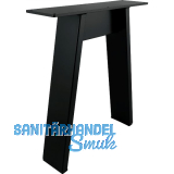 SIMAUSROM Bankkufe A-Form Breite 380 mm Stahl schwarz lackiert