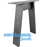 SIMAUSROM Bankkufe A-Form Breite 380 mm Schwarzstahl schutzlackiert