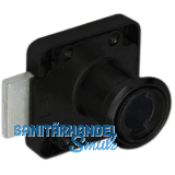 HEKNA Zylinder-Kastenschloss 1280 rechts, Dornma� 25 mm, Zamak schwarz