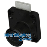 HEKNA Zylinder-Kastenschloss 1280 Lade, Dornma� 25 mm, Zamak schwarz