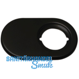 HEKNA Anschlagplatte 512, Zamak schwarz