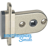 JUNIE Magnetschloss mit Seitenriegel, Dornma� 40mm, Zamak vernickelt