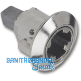 HEKNA SYSTEM 24 Zylindereinsatz, Zamak vernickelt matt