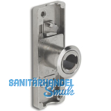 HEKNA Schubstangenschloss 630 Zylinder rechts, Zamak vernickelt