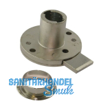 HEKNA Zylinder-Kastenschloss 3012 Lade, Dornma� 30 mm, Zamak vernickelt