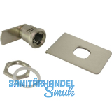 HEKNA Zylinder-Hebelschloss 6065 Typ 544 nach unten, Zamak