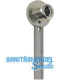 HEKNA Zentralverschluss 13012 - � 16,5 mm, L 20,5 mm, Stahl vernickelt