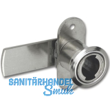 HEKNA Zylinder-Hebelschloss 6070 Typ 505 rechts, Schlie�hebel glatt, L 40 mm