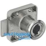 HEKNA Zylinder-Kastenschloss 1280 rechts, Dornma� 25 mm, Zamak vernickelt