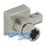 HEKNA Zylinder-Laufschuhschloss 515 Profil ohne Glasnut, Zamak vernickelt matt