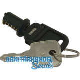 HEKNA Zylinder-Wechselkerne, Sperre 1551, Zamak schwarz