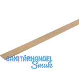 Schlagleiste flach 30 mm, L 2500 mm, Kunststoff hellbraun