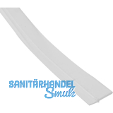 REHAU Schlagleiste mit weicher Lippe,selbstklebend L 2500 mm,Kunststoff transp.