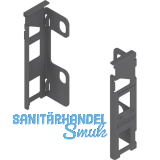 BLUM LEGRABOX Holzr�ckwandhalter H�he M, Oriongrau-matt