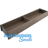 BLUM AMBIA-LINE Schubkastenrahmen schmal, NL500mm, B100mm, Nebraska Eiche