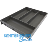 BLUM AMBIA-LINE Besteckeinsatz NL450mm,B300mm, Stahl Oriongrau
