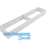 BLUM AMBIA-LINE Schubkastenrahmen schmal, NL450mm, Stahl Seidenwei� matt