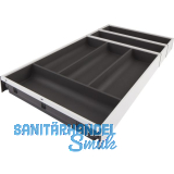 BLUM AMBIA-LINE Besteckeinsatz NL650mm,B300mm, Stahl SW/OG