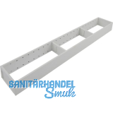 BLUM AMBIA-LINE Schubkastenrahmen schmal, NL650mm, Stahl Seidenwei� matt